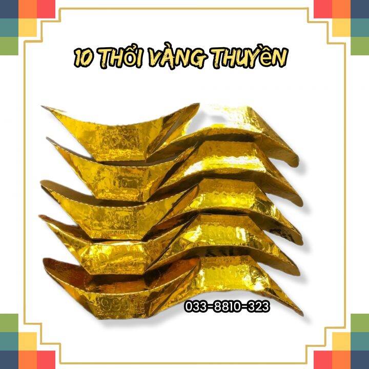 10 THỎI VÀNG THUYỀN