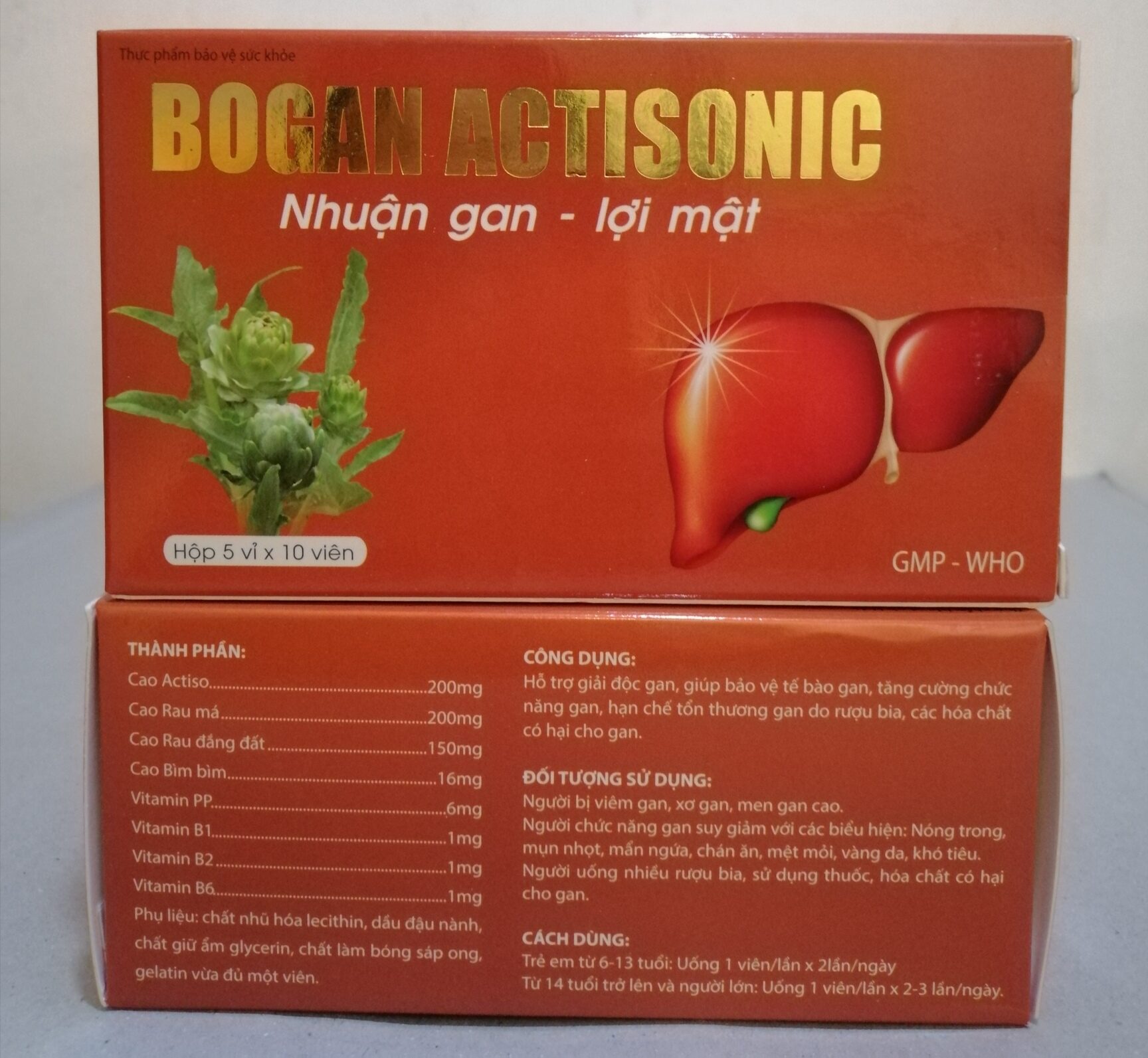 Bổ gan Actisonic Giải độc gan, mát gan