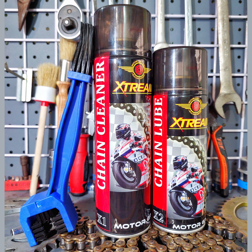 [SẠCH BÓNG] chai xịt vệ sinh sên xe máy XTREAM X1 550ML .