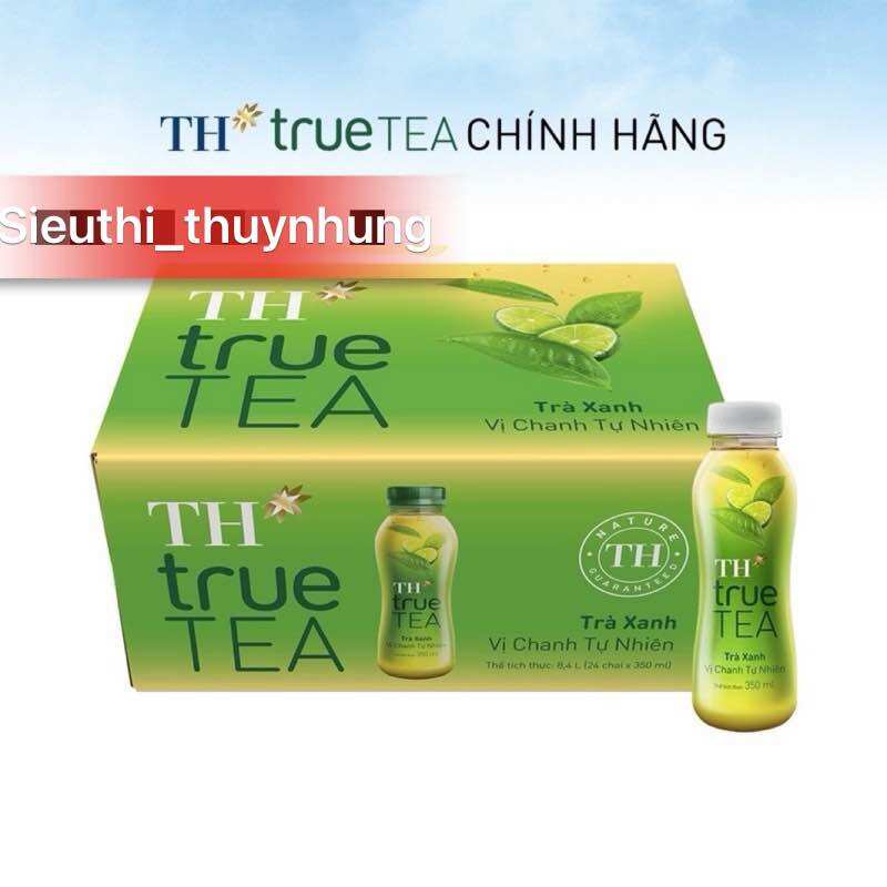 Thùng 24 Chai Trà Xanh, Trà Ô Long TH 350ml
