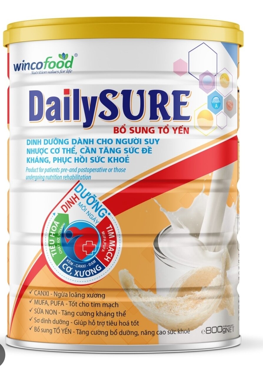 Sữa bột Daily Sure bổ sung tổ yến