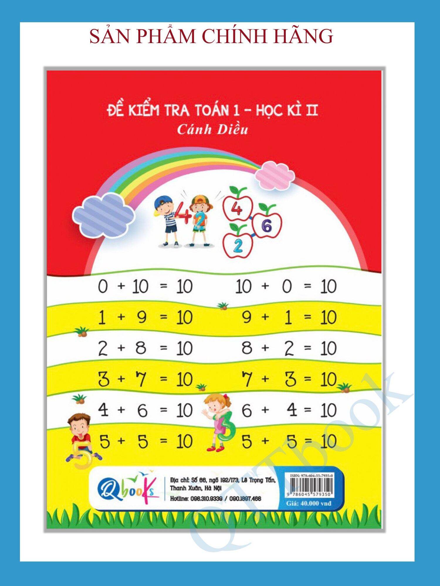 SÁCH - [Lớp 1 - hk2 ] - cánh diều -  Đề kiểm tra toán 1 hk2