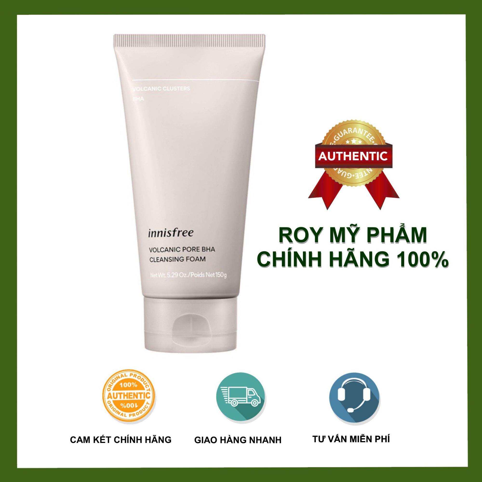 SỮA RỬA MẶT THU NHỎ LỖ CHÂN LÔNG INNISFREE SUPER VOLCANIC PORE MICELLAR CLEANSING FOAM 2X 150 ML