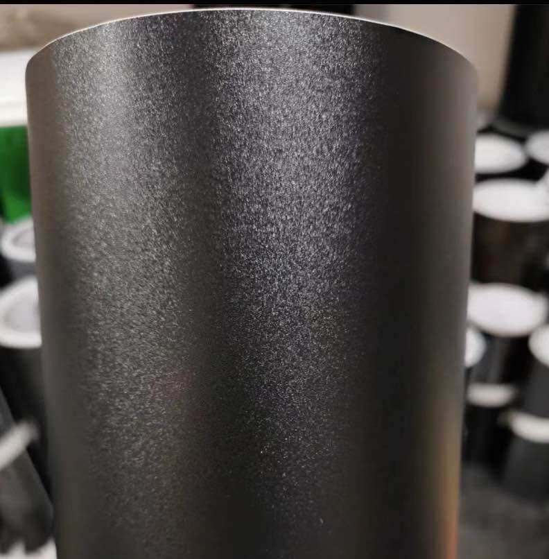 Decal đen nhám sần loại dày dán xe