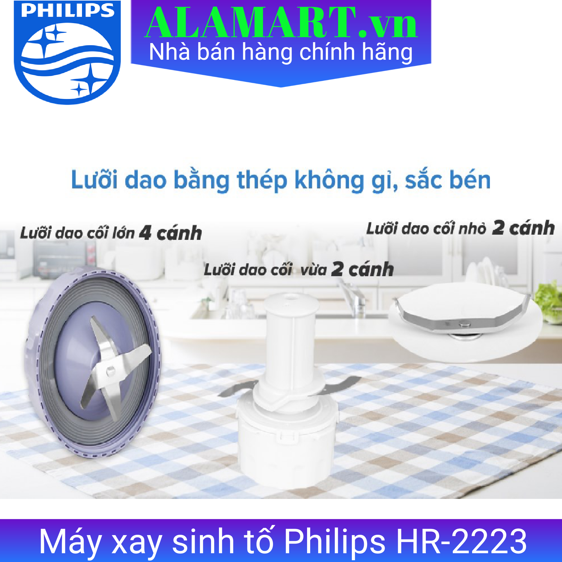Máy xay sinh tố Philips HR2223/00