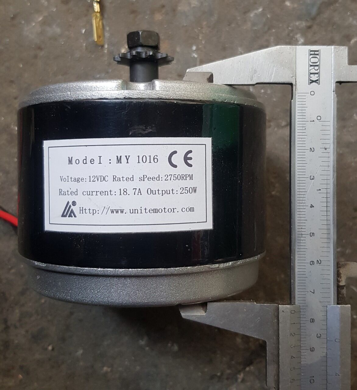 Motor DC 12v 250w