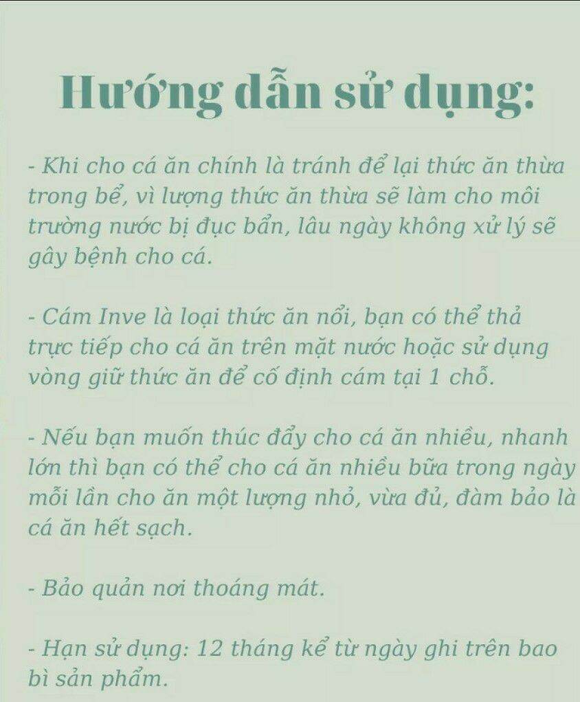 Cám Thái INVE NRD 2/3 (Hủ 50g)