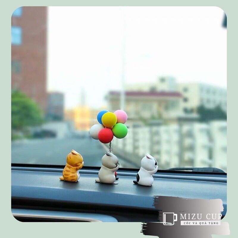 [Mizu] Tượng mèo biểu cảm u sầu dễ thương [Quà tặng ý nghĩa]