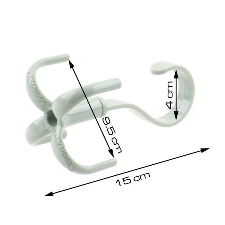 Móc nhựa 4 chấu xoay 360 độ, treo đồ, quần áo, giày dép, túi xách ,...