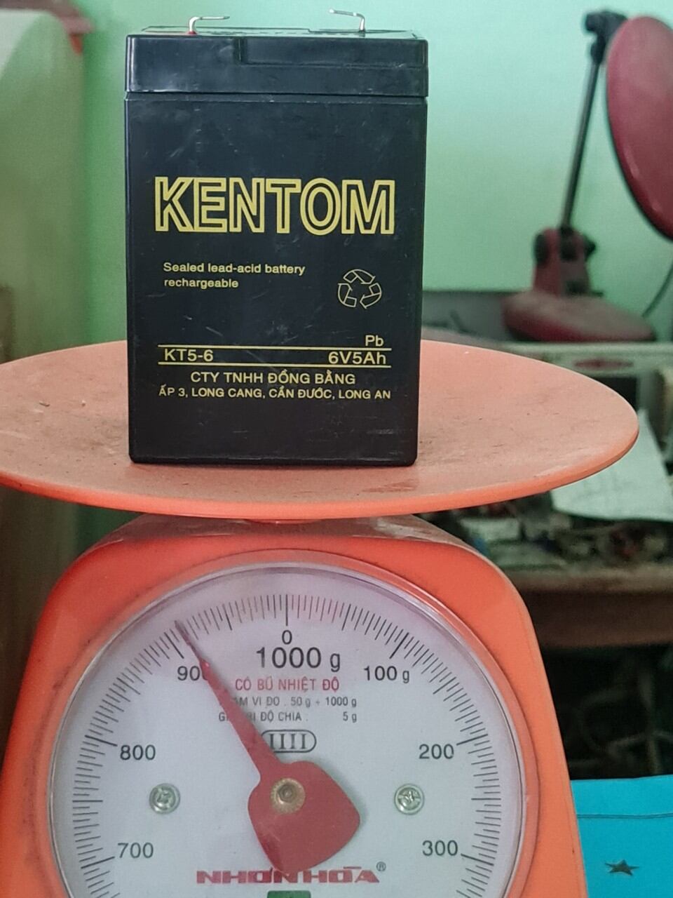Bình ắc quy khô 6V 5Ah Kentom