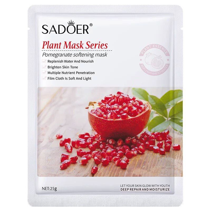 (Combo 8 miếng)Mặt nạ dưỡng ẩm trái cây Sadoer