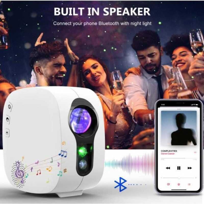 Đèn thiên hà V2 galaxy 2021 Kết hợp loa Bluetooth( Đèn nền thiên hà V2 )