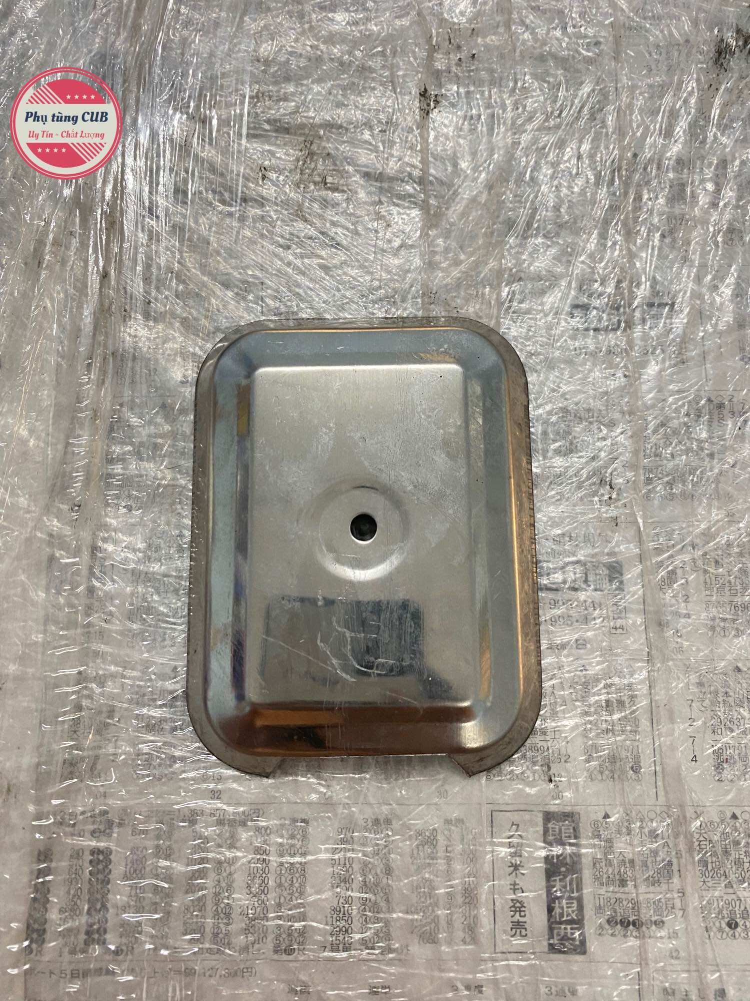 Nắp đậy pô e cub 78-79-cánh én bằng inox