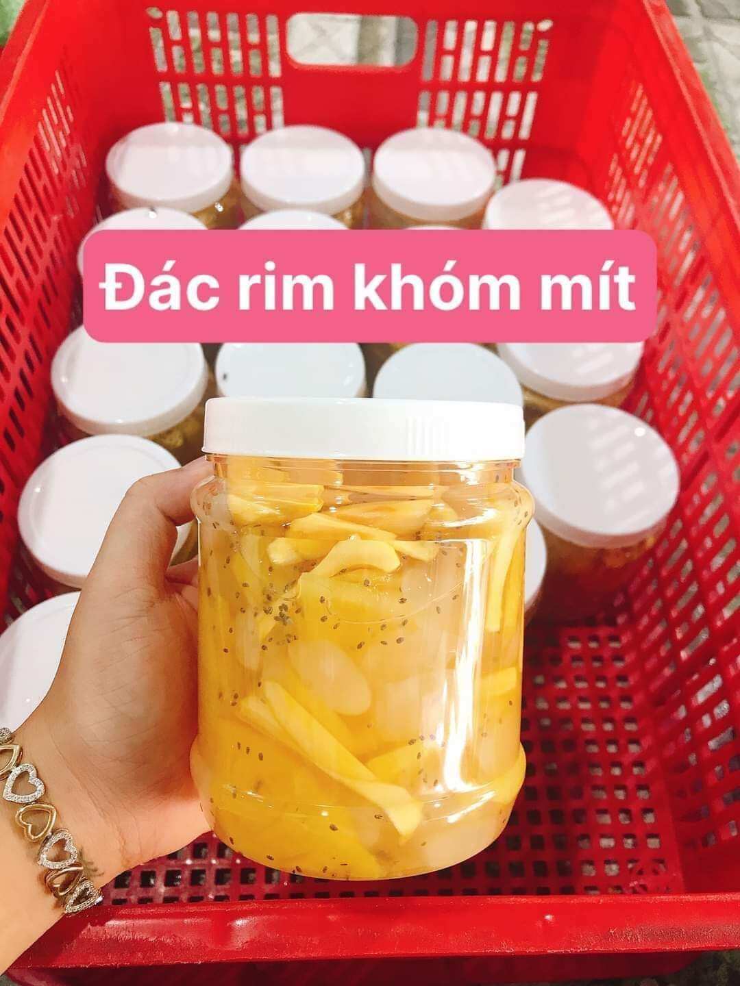ĐÁC RIM KHÓM MÍT HẠT CHIA hủ 1kg