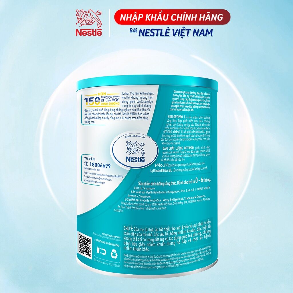 Sữa bột Nestle Nan Optipro HMO 2 900g