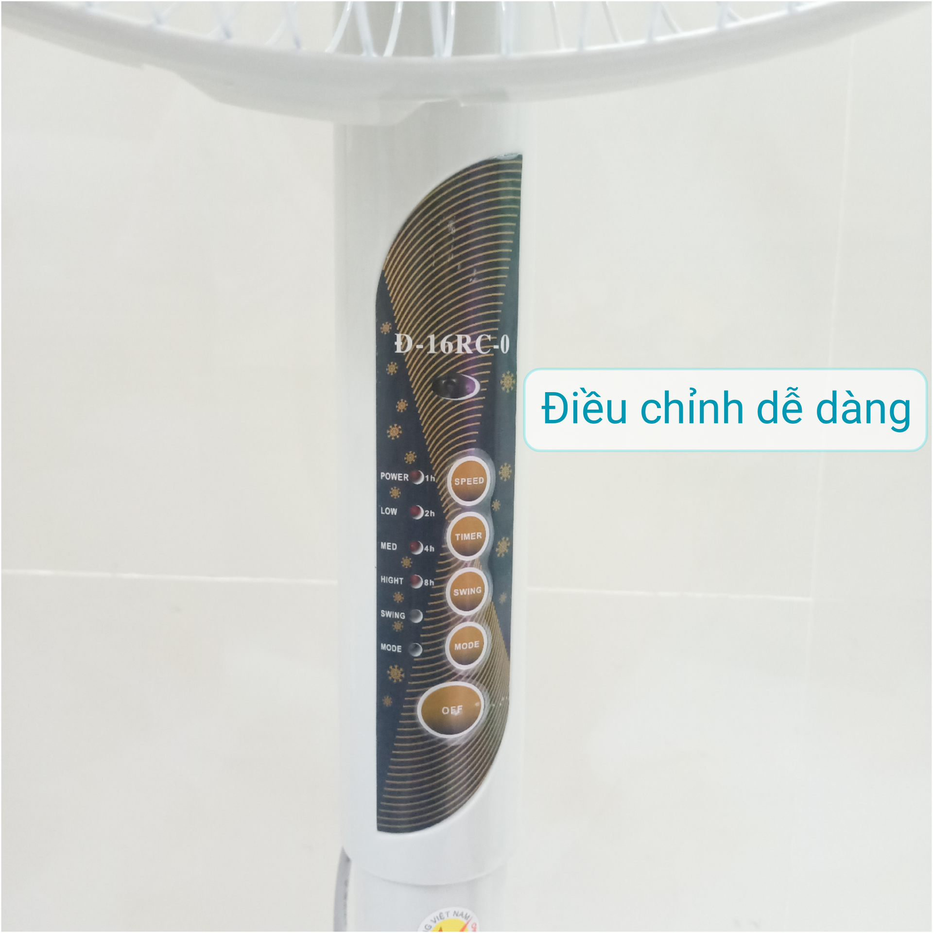 QUẠT ĐỨNG REMOTE LIFAN Đ-16RCO