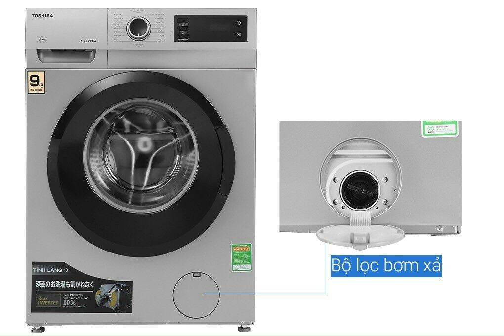 Máy giặt Toshiba 9,5kg cửa ngang