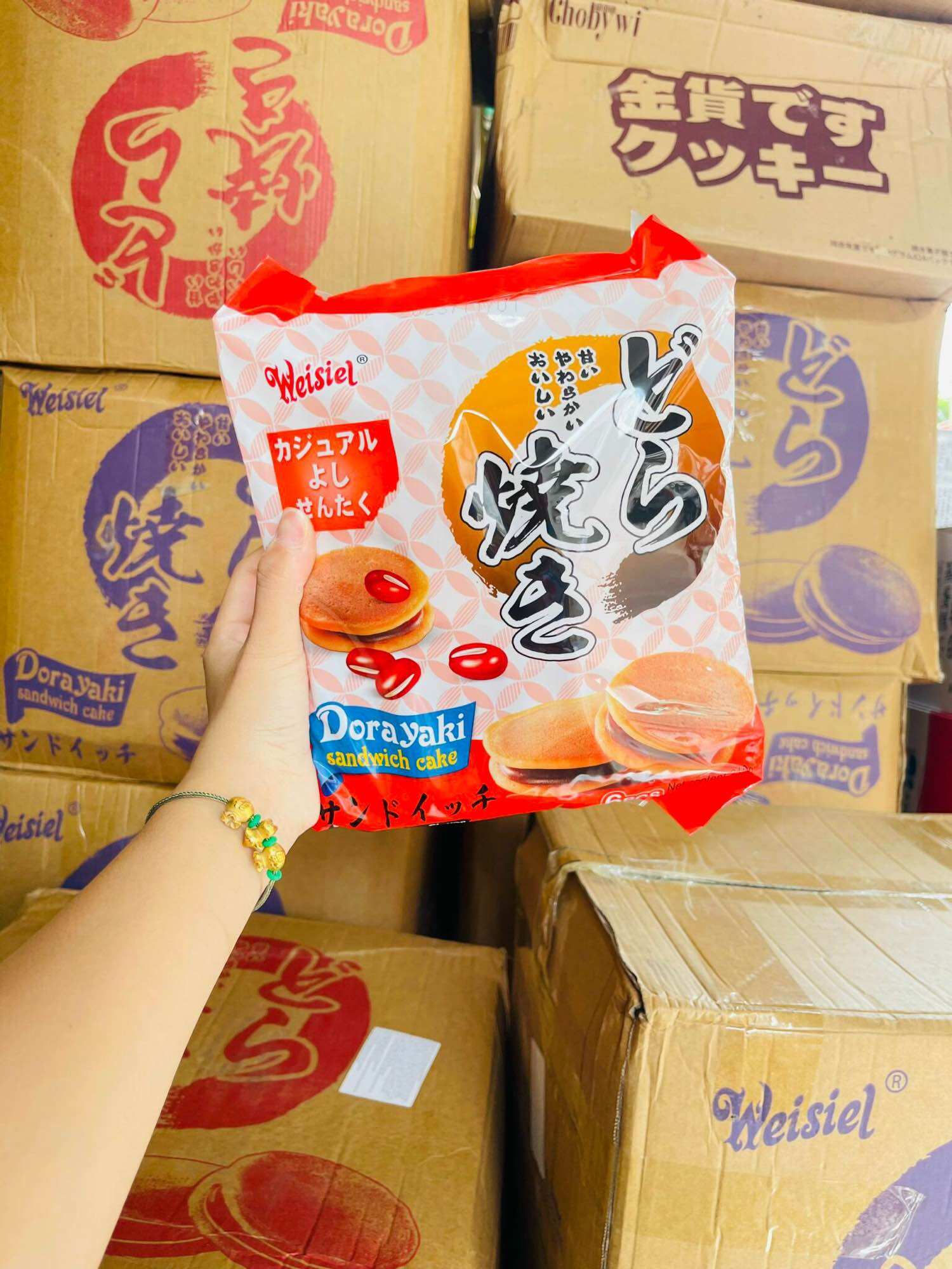 Bánh rán doremon đậu đỏ, khoai môn 300gr