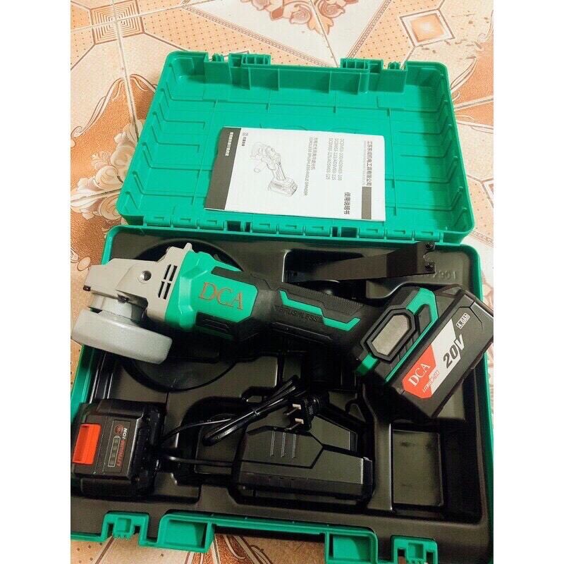 Máy mài góc dùng pin dca 20v chính hãng đĩa 100mm mã adsm03-100e
