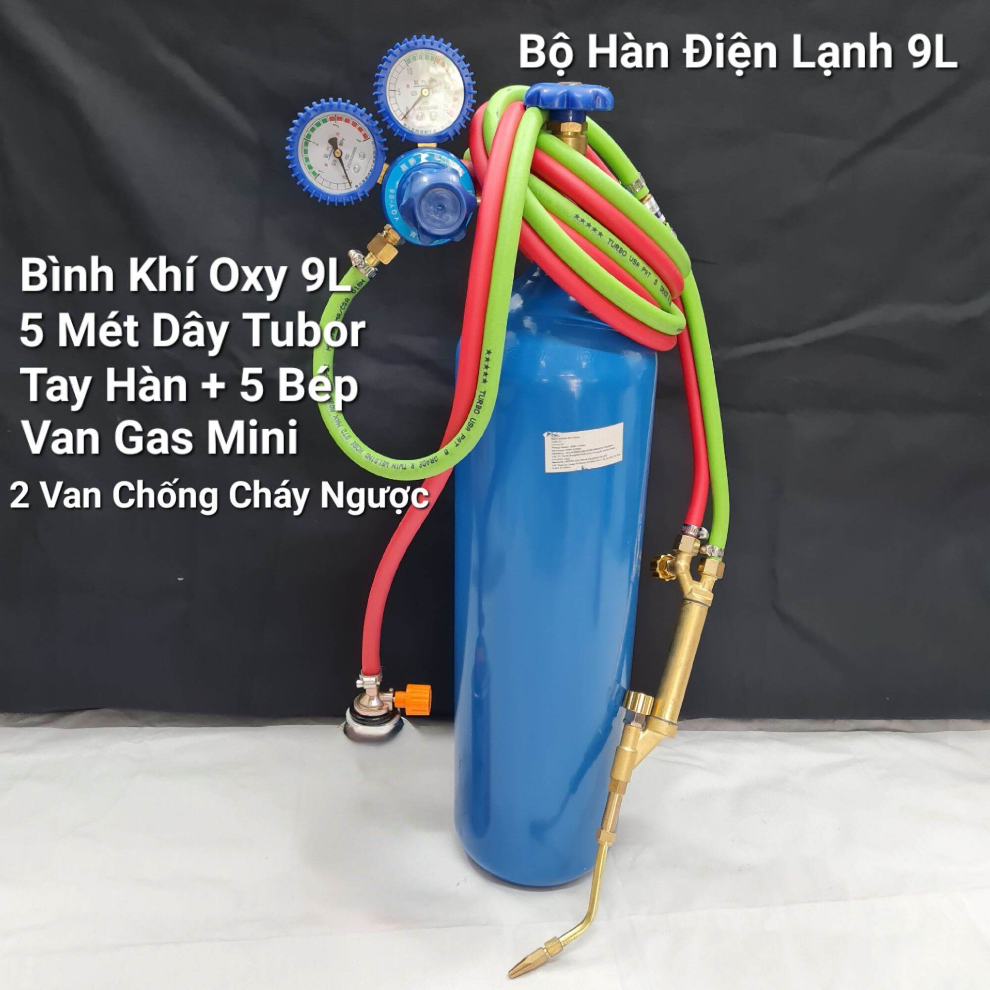 Gas Welding Set (Oxygen + Gas) for Refrigeration Technicians