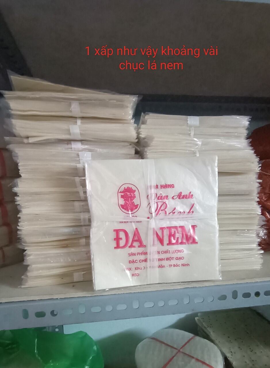 1 xấp bánh nem cuốn ăn liền