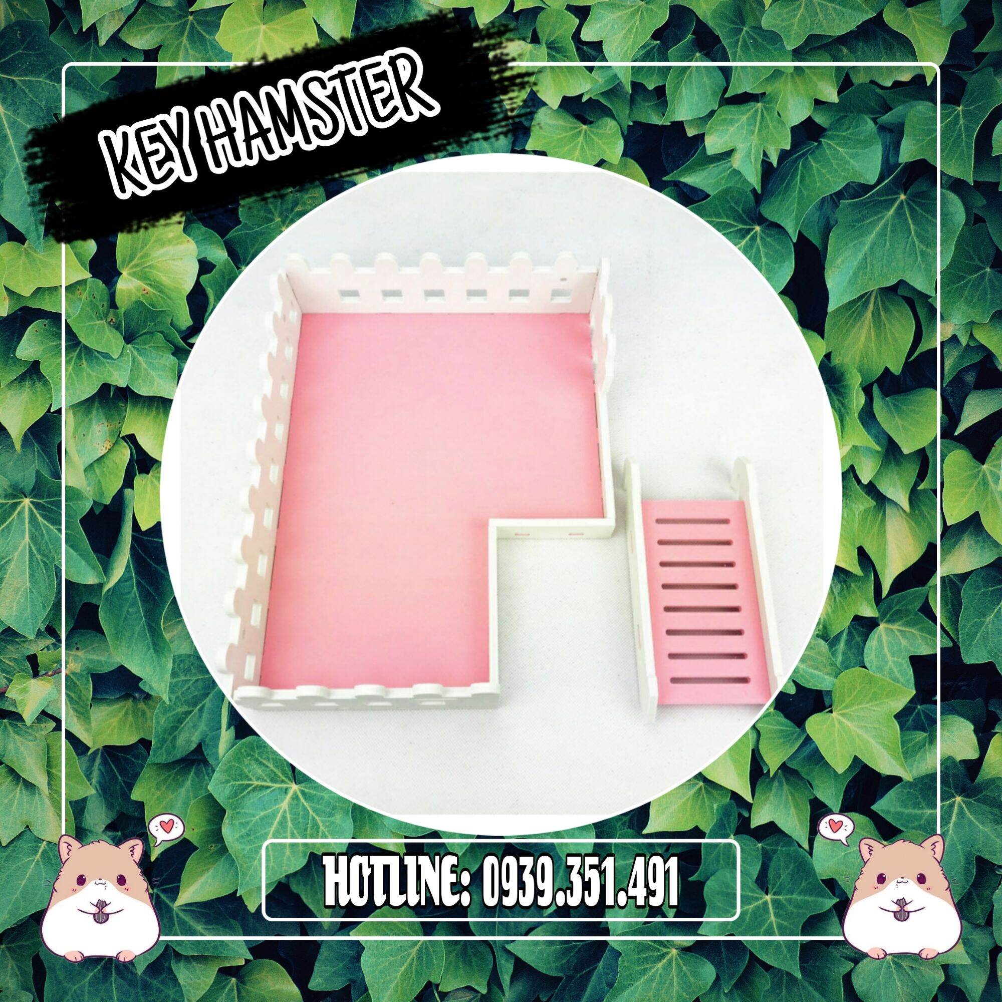 Tầng lồng gỗ - Tầng gắn lồng đại hamster.