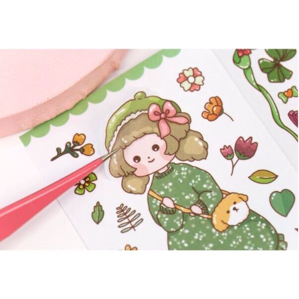 Nhíp gắp sticker tone màu macaron