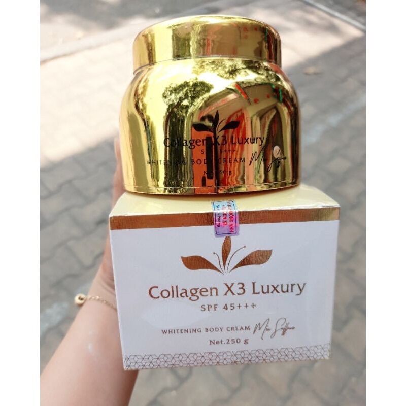 Kem Body Collagen X3 Luxury  Siêu Trắng Mịn