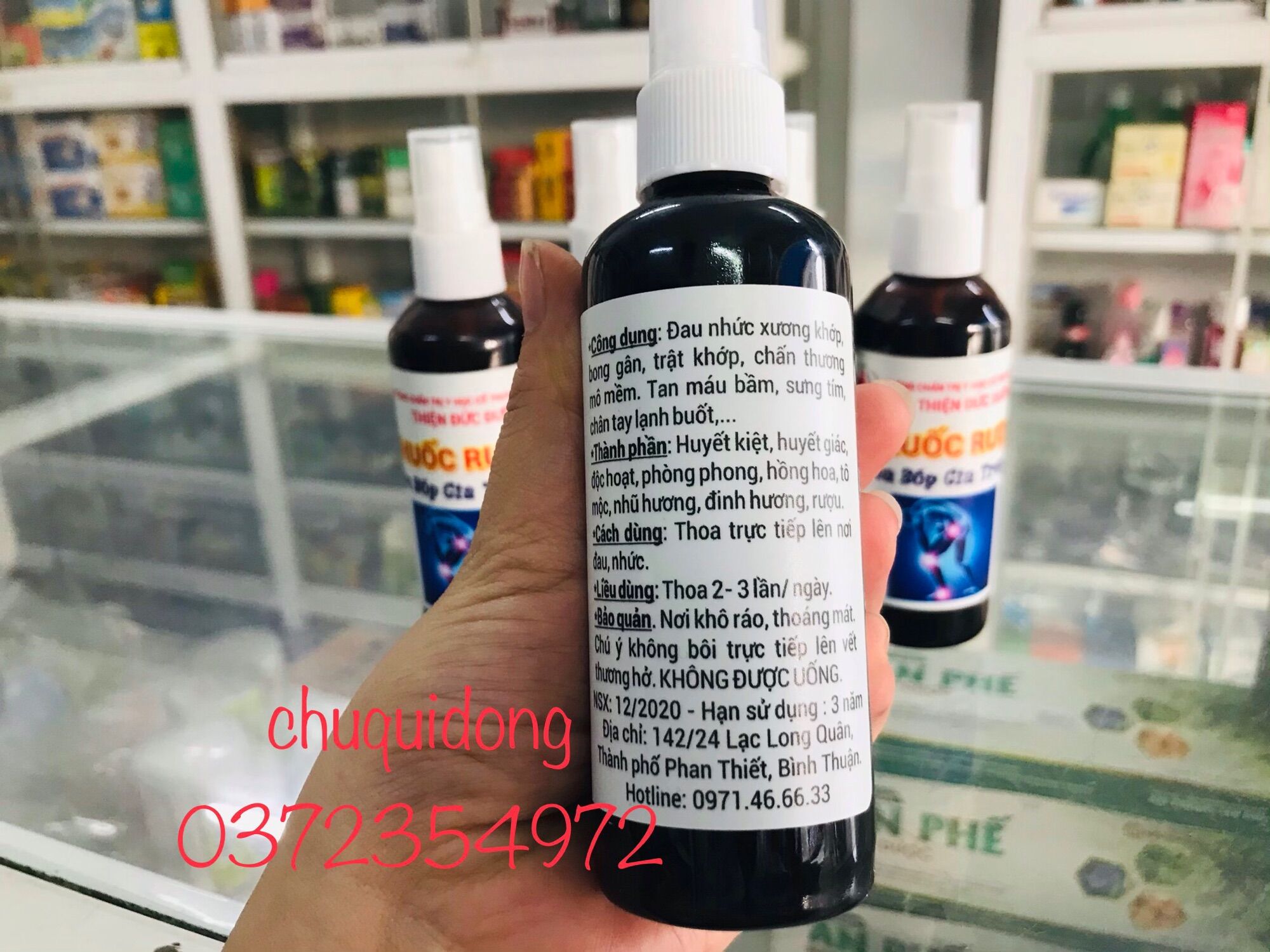 Cồn xoa bóp gia truyền