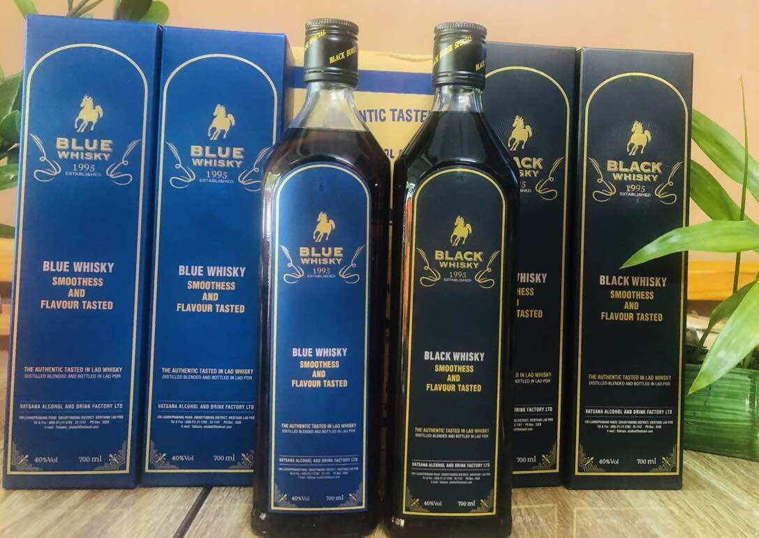 Thùng 12 chai Black Lào(700ml)