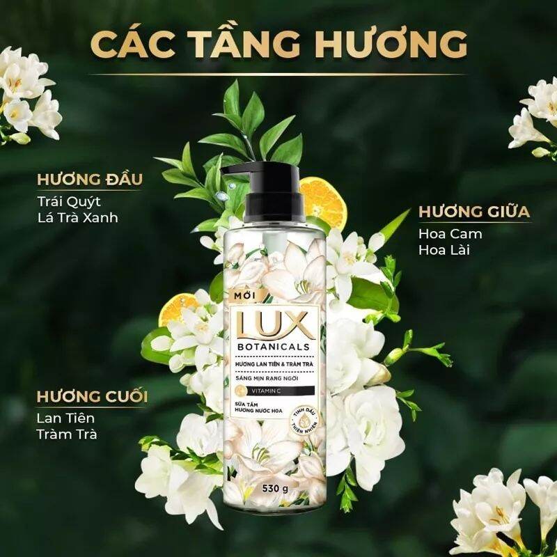 Sữa tắm lưu hương nước hoa Lux 570g