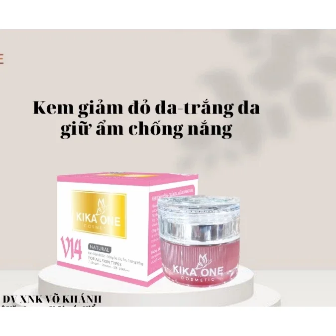 KEM KIKA ONE GIẢM ĐỎ DA - TRẮNG DA - GIỮ ẨM - CHỐNG NẮNG 35G