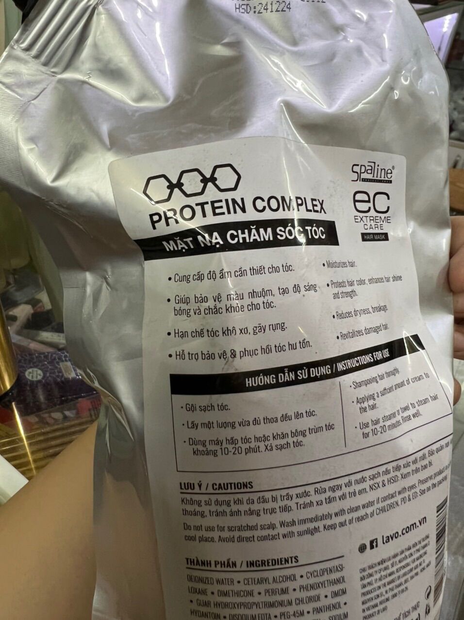 hấp dầu chăm sóc tóc khô xơ 850ml