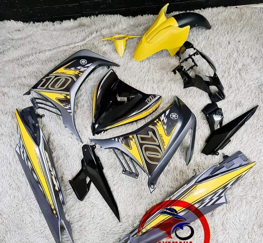 Tem rời exciter 135 đen vàng