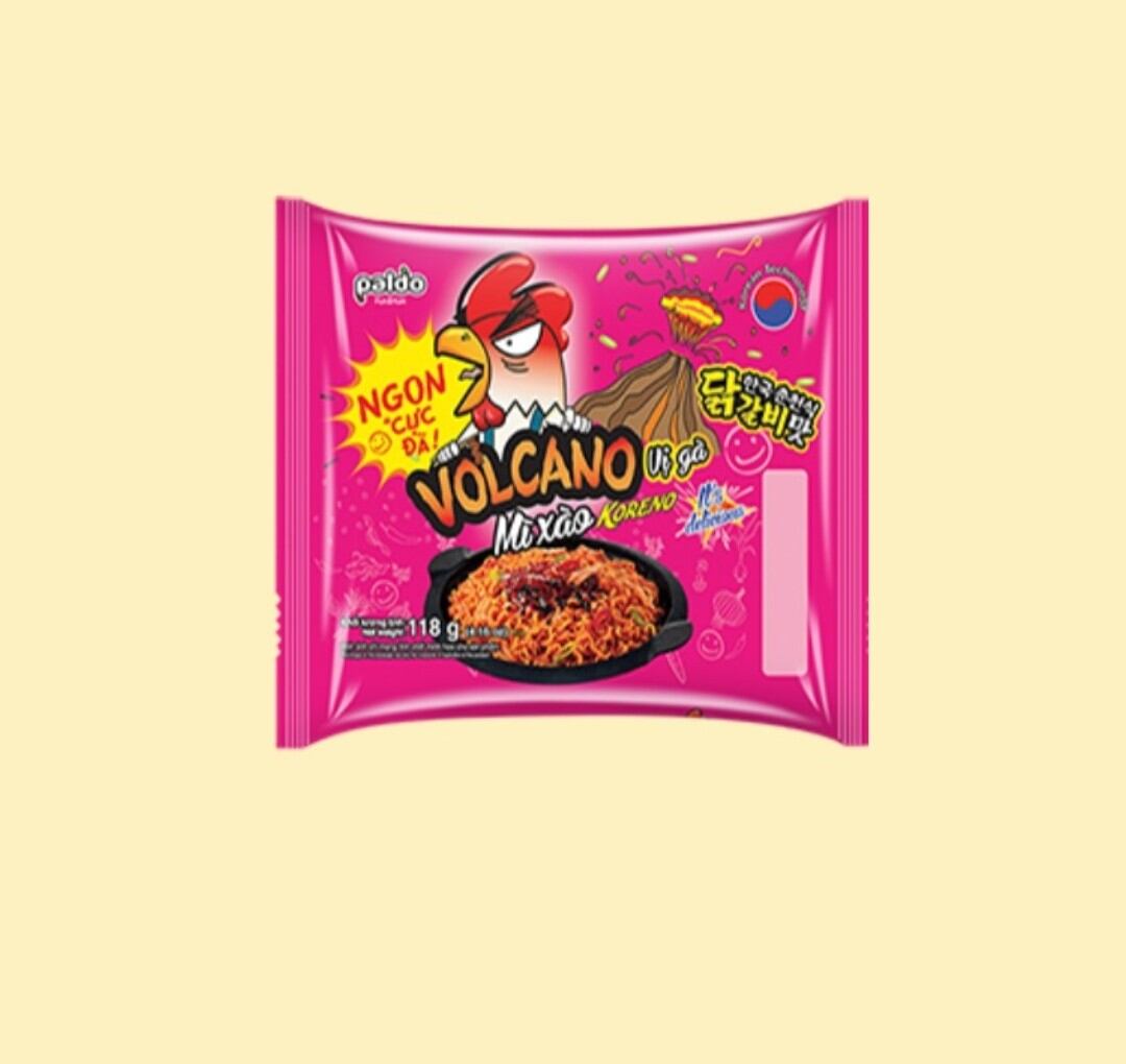 1 Thùng mì xào VOLCANO vị GÀ