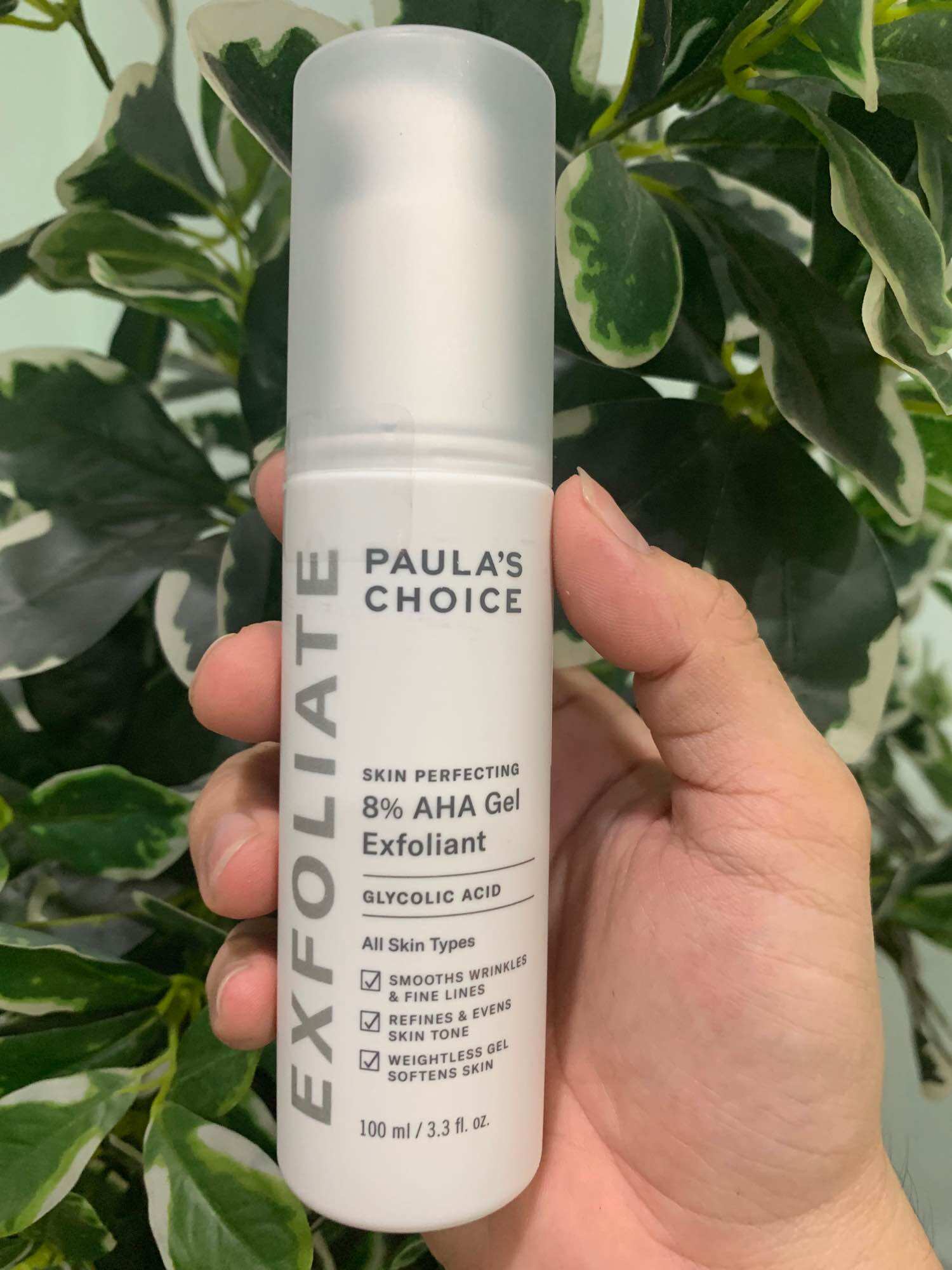 Gel loại bỏ tế bào chết làm sáng và mịn da Paula's Choice Skin Perfecting 8% AHA Gel Exfoliant 100ml - Sản phẩm loại bỏ tế bào chết AHA gel độc đáo với glycolic acid giúp loại bỏ các lớp tế bào già cỗi trên da mà giúp da mềm mịn, khỏe khoắn hơn.