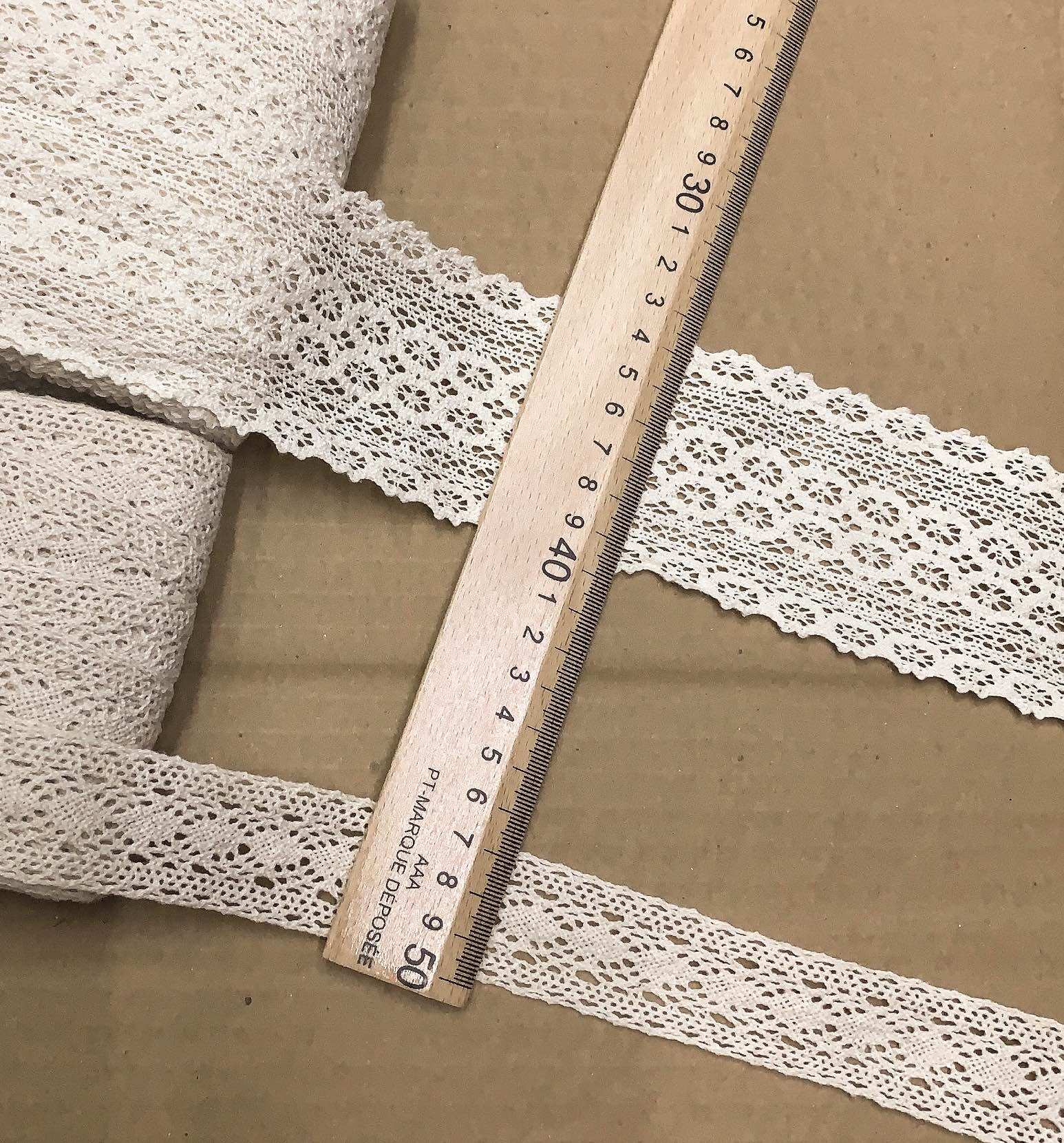 Ren cotton 3cm và 6cm màu mộc.