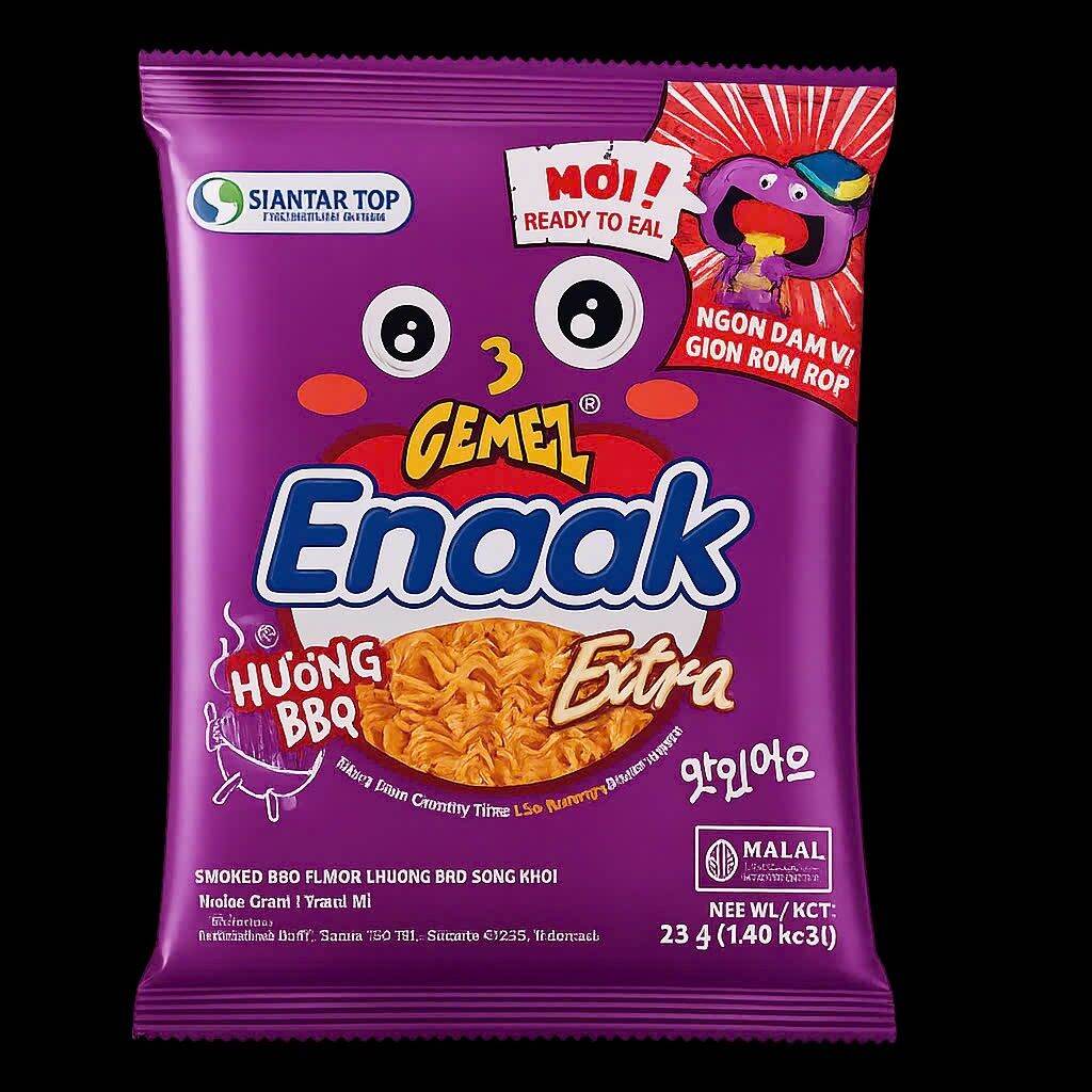 THÙNG 24 GÓI][DATE MỚI] Mì Ăn Liền Enaak - Mì ăn sống Snack Enaak vị gà - Mì trẻ em SIÊU GHIỀN