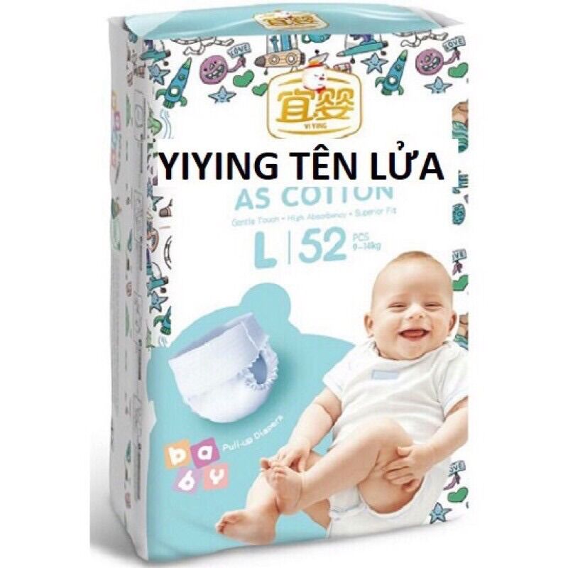 Bỉm quần/ dán yiying tên lửa s70/m60/l52/xl44/xxl40