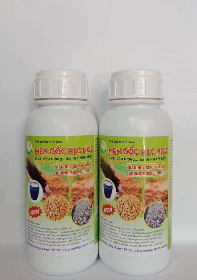 Chế phẩm sinh học men ủ cả và đậu tương N07 HLC