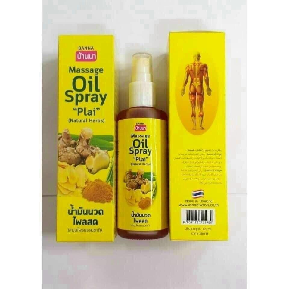 Dầu xoa bóp plai gừng thái lan