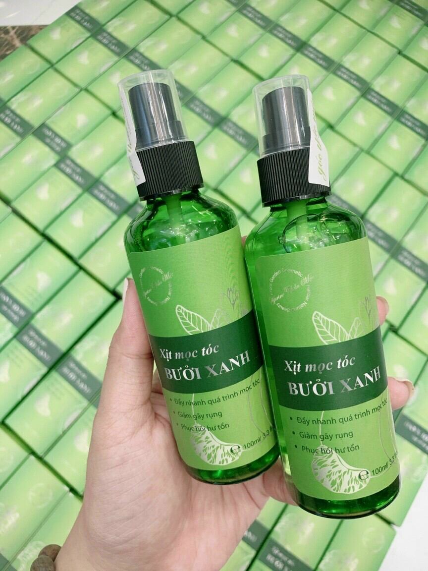 Xịt mọc tóc bưởi xanh mẫu mới năm 2023..