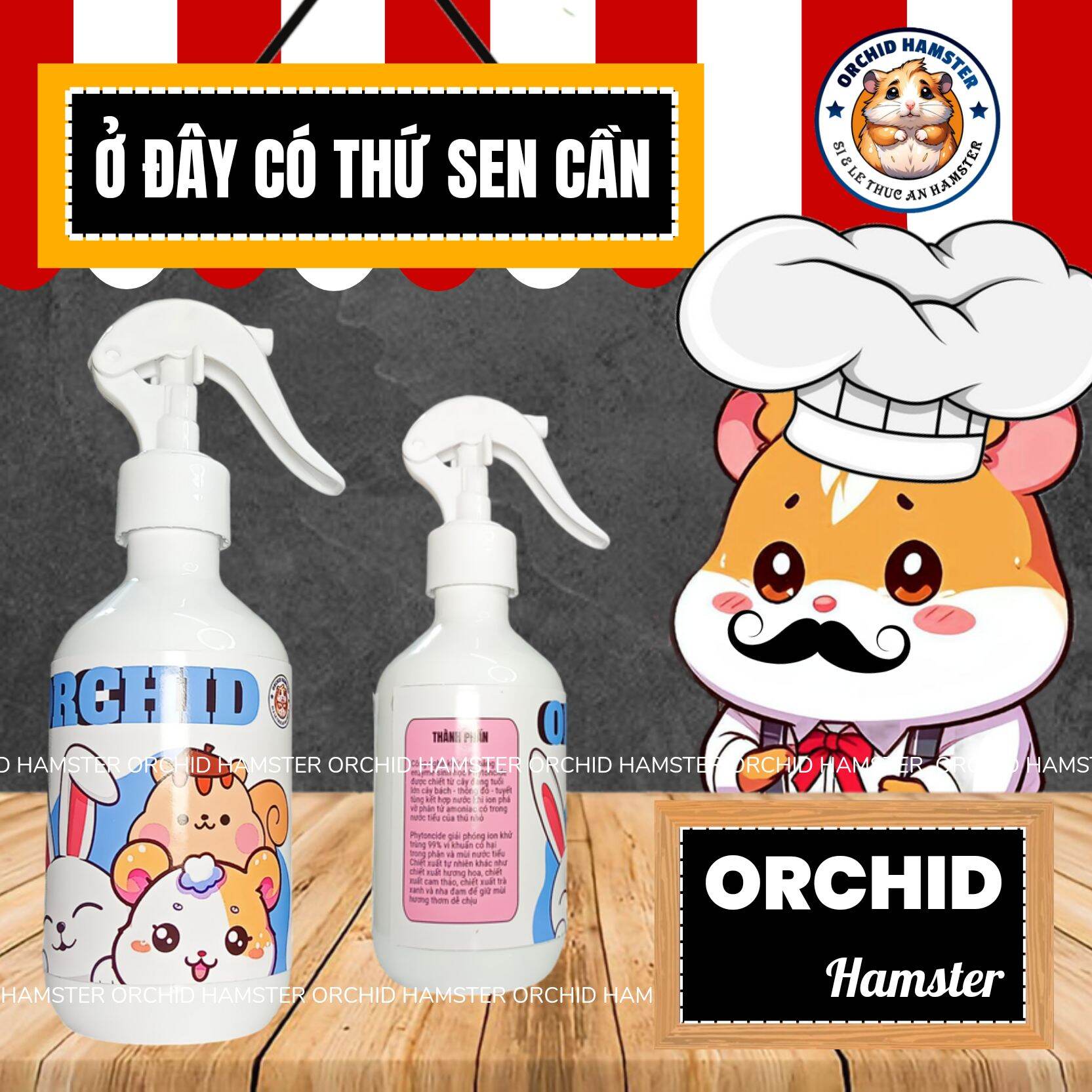 XỊt Khuẩn Mùi - Xịt Khuẩn Hamster , Thỏ , Bọ , Sóc