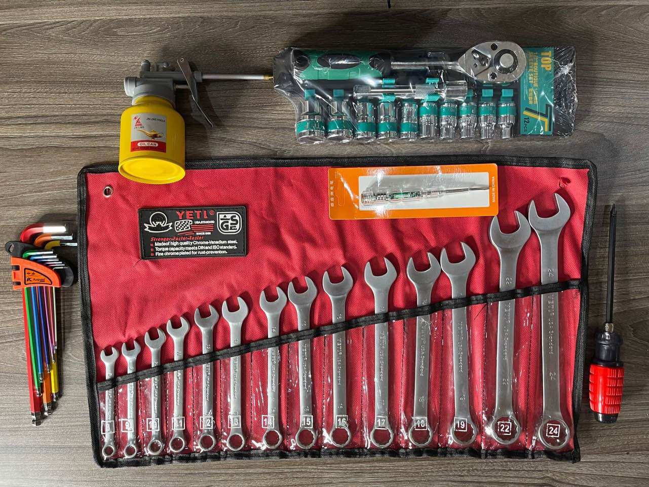 Bộ dụng cụ sửa chữa 6 món 38 chi tiết