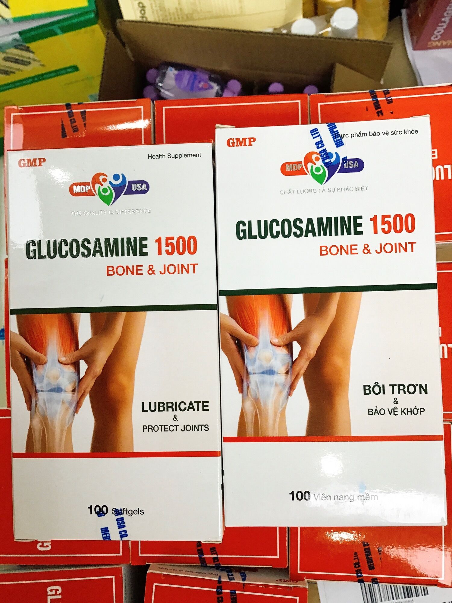 [chính hãng] GLUCOSAMINE 1500 mediphar USA