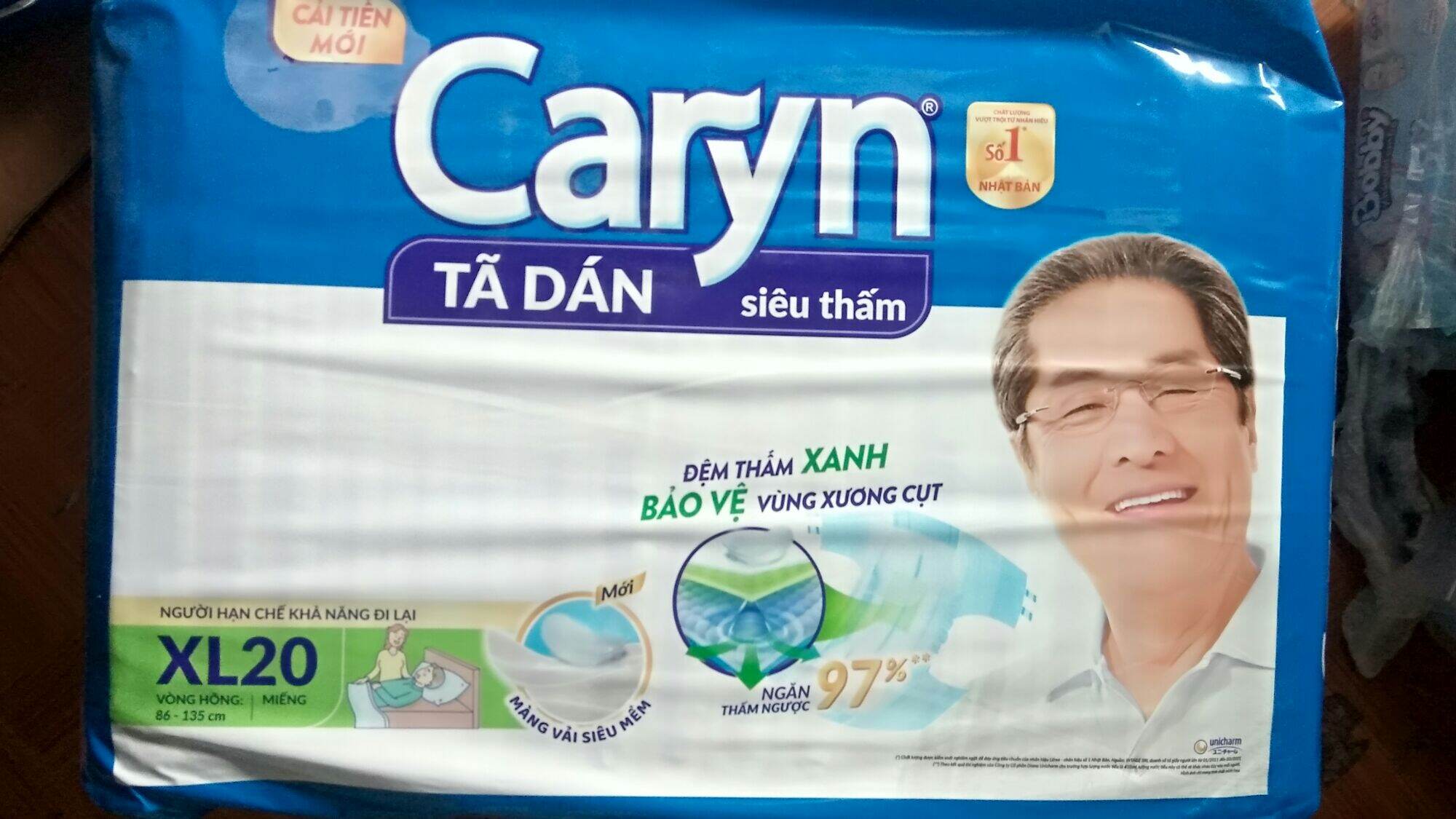 Tã dán caryn xl 20 miếng