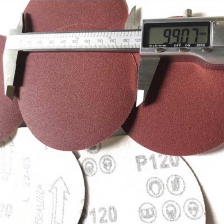 Nhám tròn tự dính 100mm grit 120