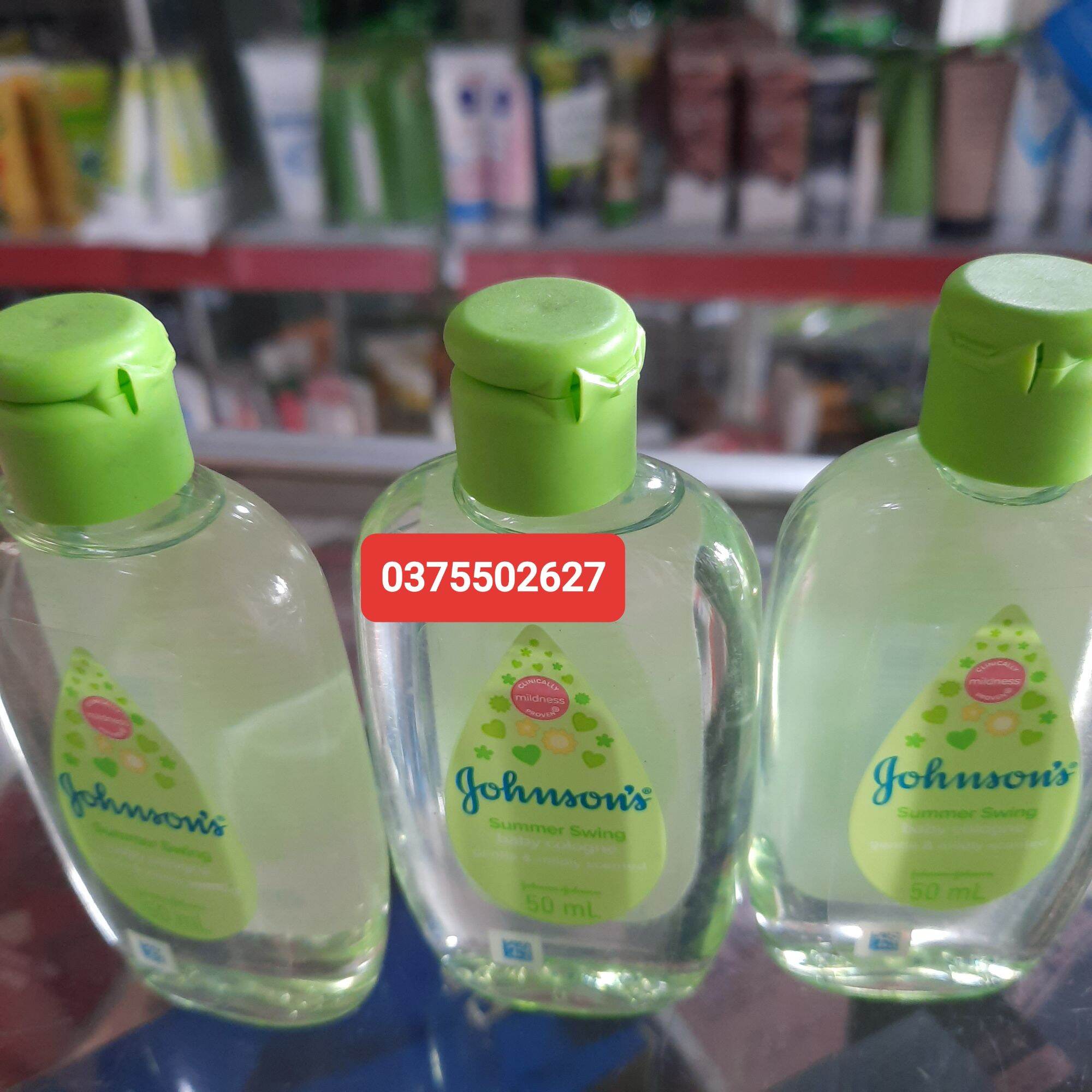 nước hoa gohnson"s màu xanh lá 50ml