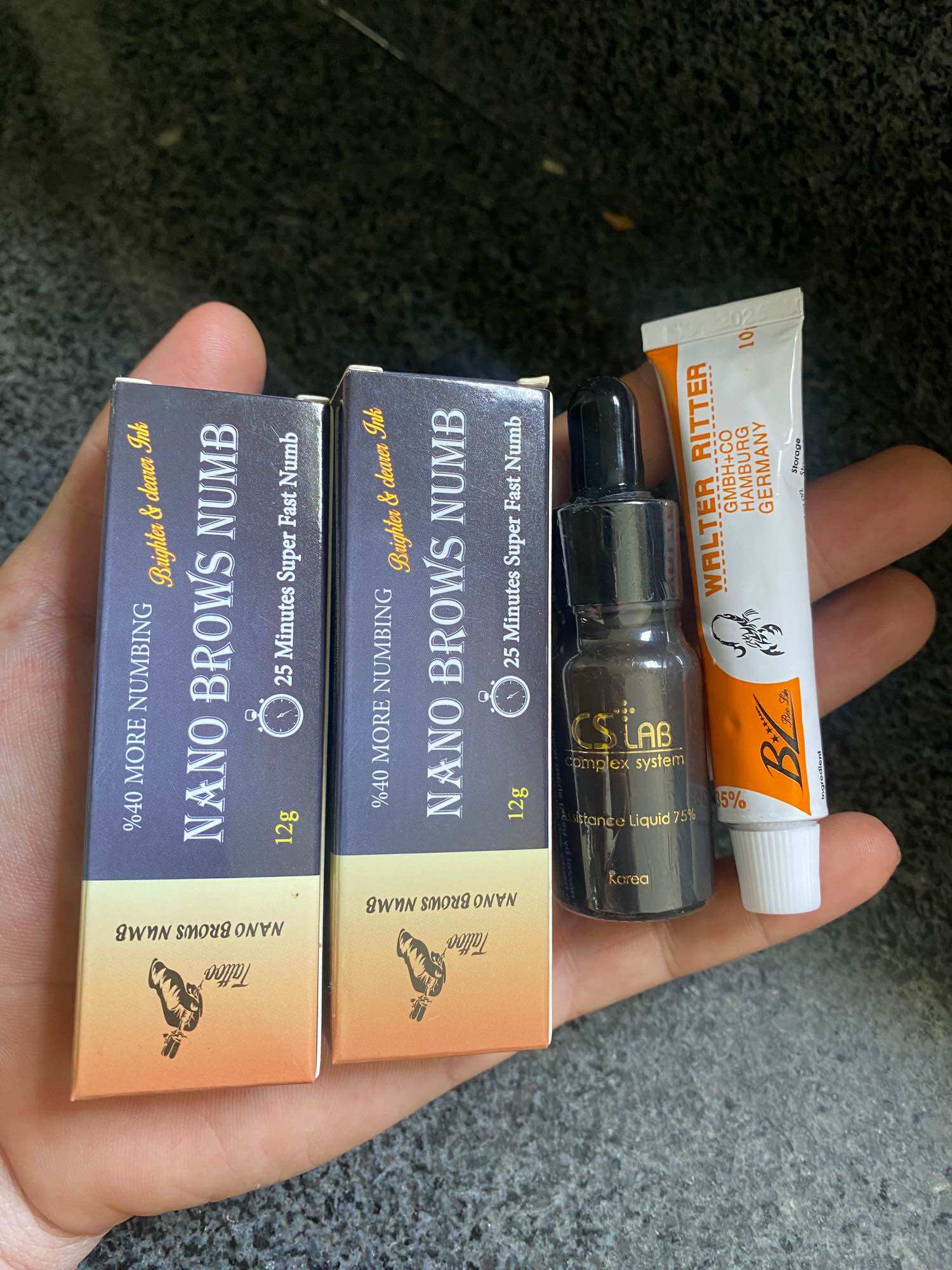 Tuýp tê kem TKTX hỗ trợ phun xăm /Dcpx Doreme