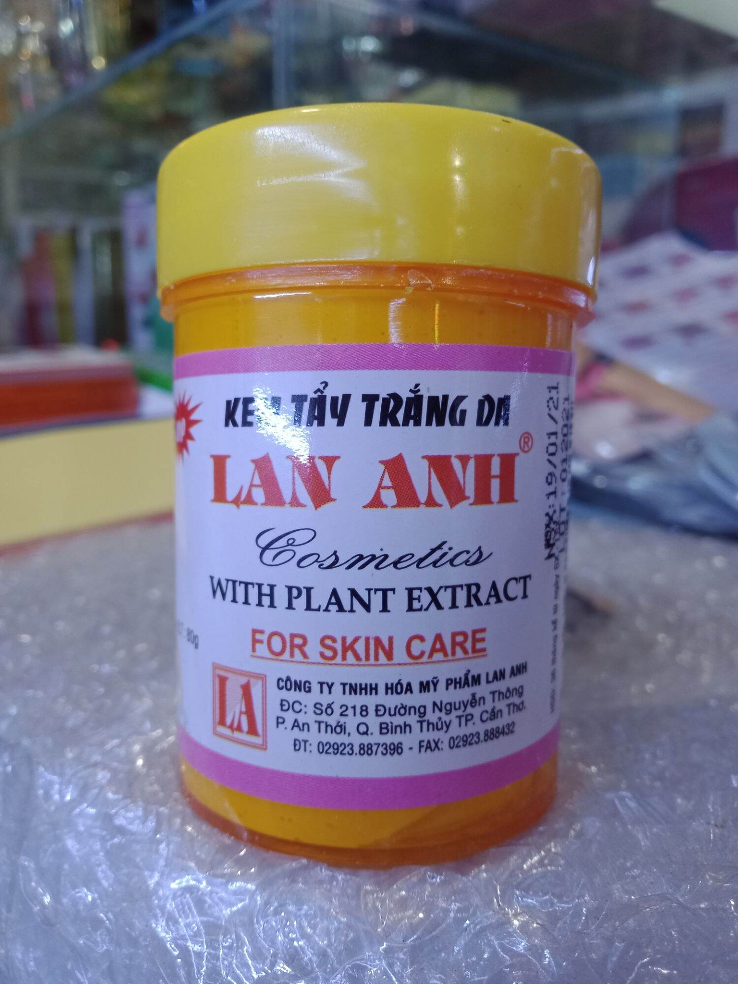 [Hcm]Kem Tẩy Trắng Da Toàn Thân Lan Anh 80G